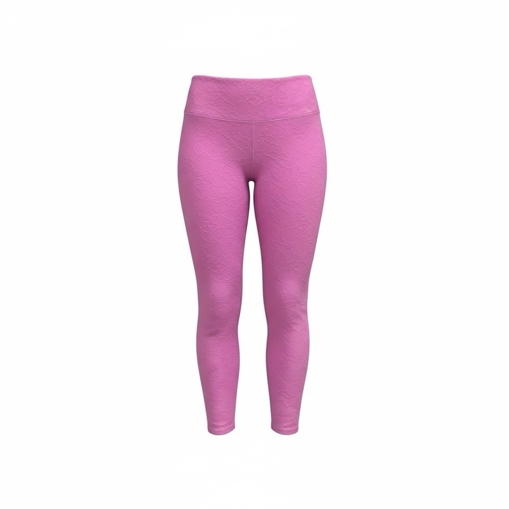 Calia by Carrie Underwood Pink Textured High Waisted Leggings XL Phone Pocket